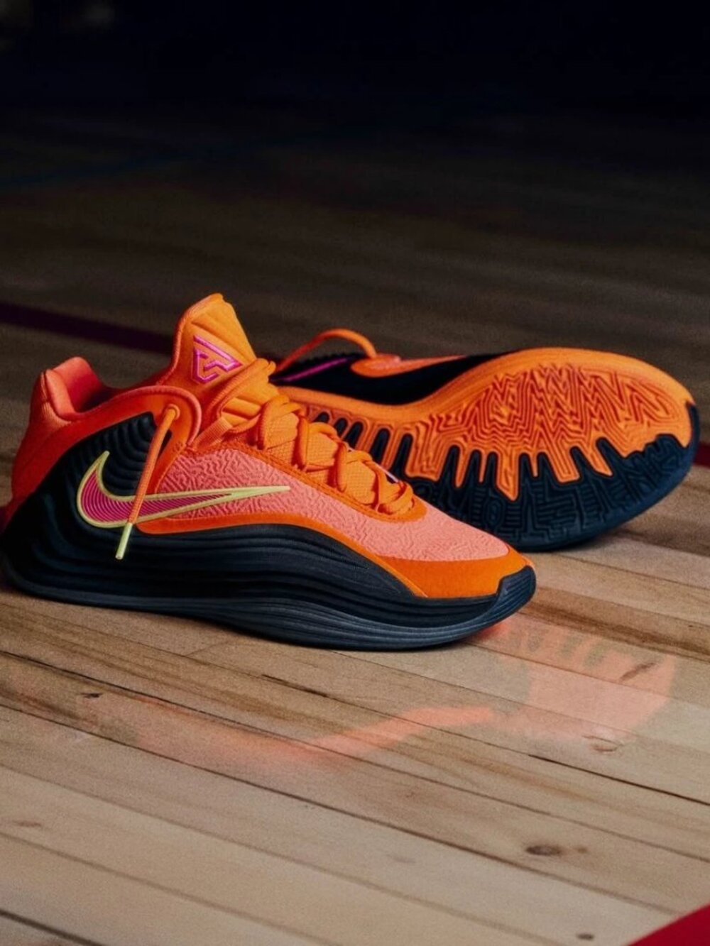 Nike Giannis Freak 7 Men's Size 16 "Ignition" Total Orange/Hyper Pink HF3451-800